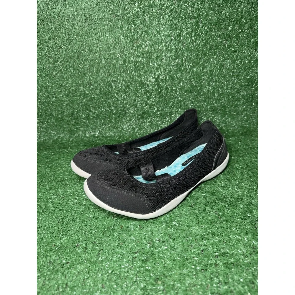 Danskin Now Womens Size 8‎ Black Comfort Slip On Shoes Running Walking Sneakers